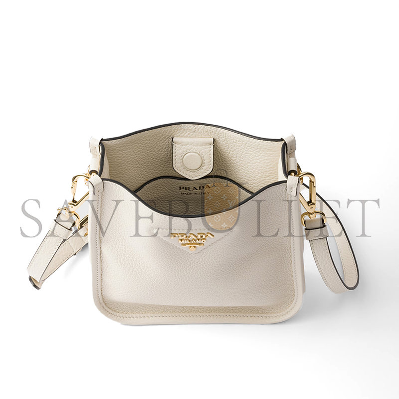 PRADA LEATHER MINI SHOULDER BAG 1BH191 (20*19*6cm) PRADA LEATHER MINI SHOULDER BAG 1BH191 (20*19*6cm)